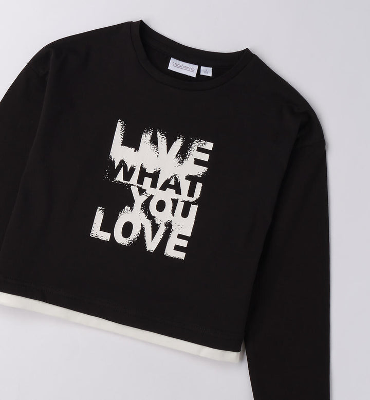 T-shirt with writing for girls