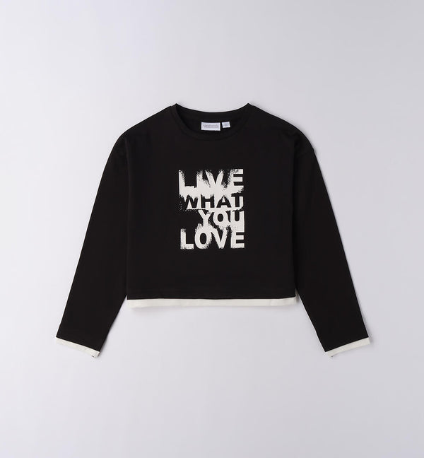 T-shirt with writing for girls