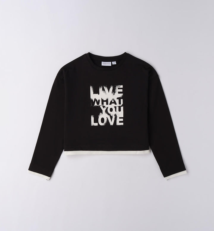 T-shirt with writing for girls