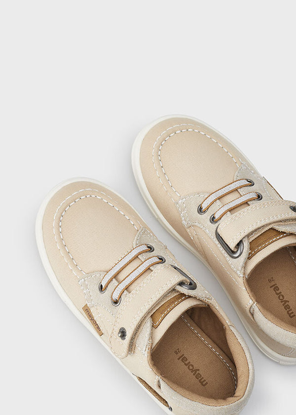 Sapato vela textil velcro