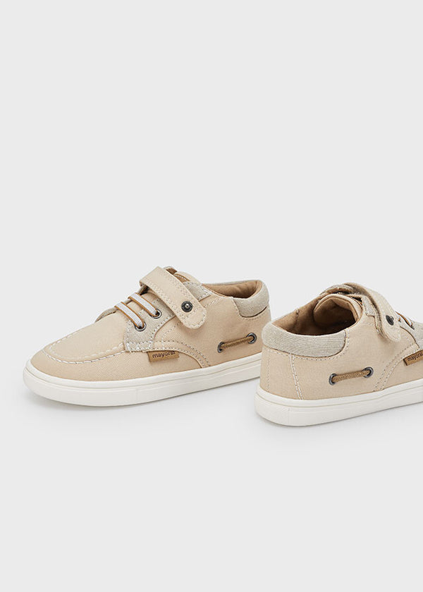 Sapato vela textil velcro