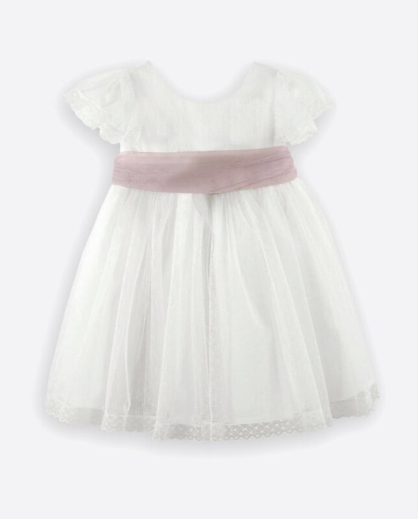 VESTIDO BEBÊ MANGA FRANCESA