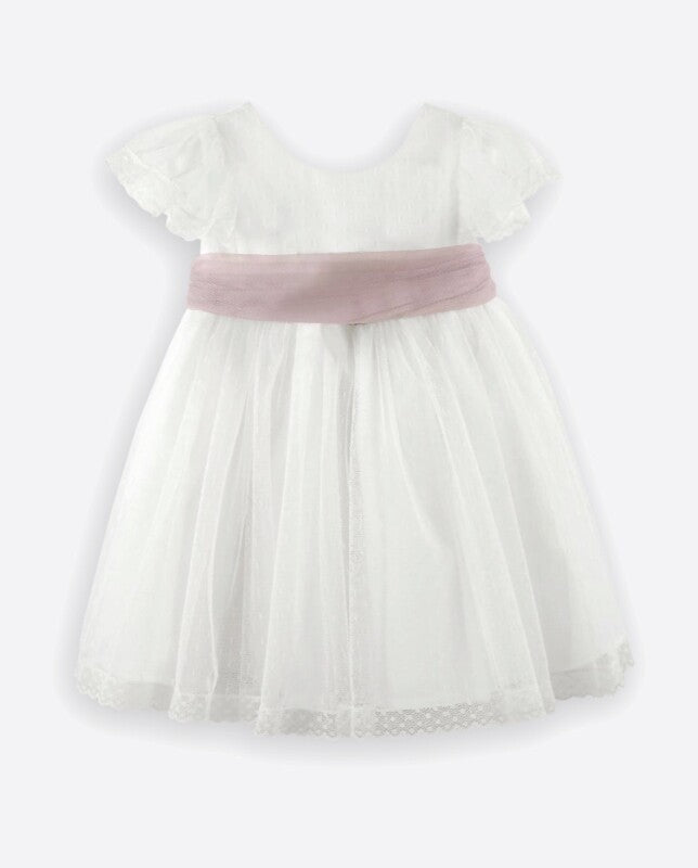 VESTIDO BEBÊ MANGA FRANCESA