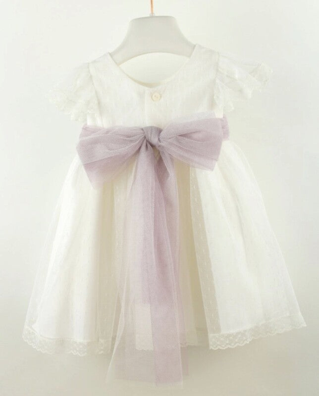 VESTIDO BEBÊ MANGA FRANCESA