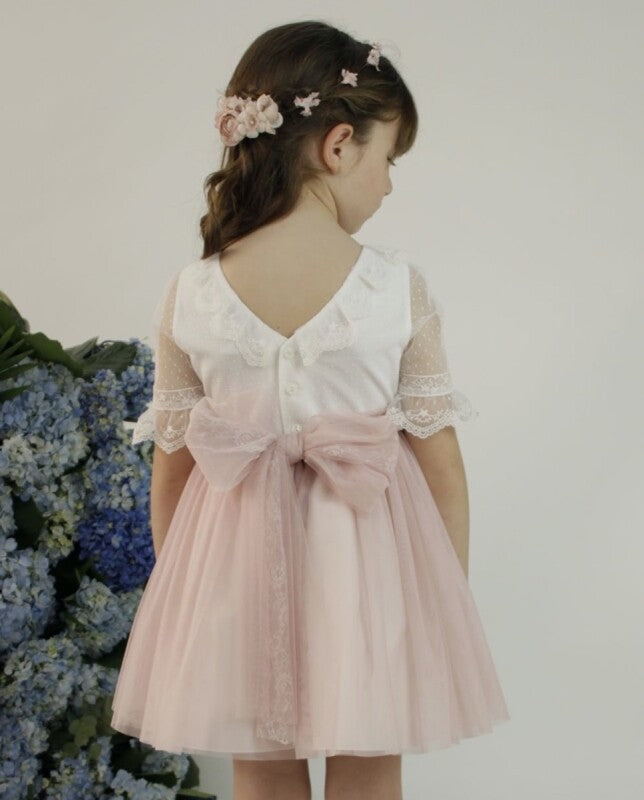 VESTIDO INFANTIL EM ROSA