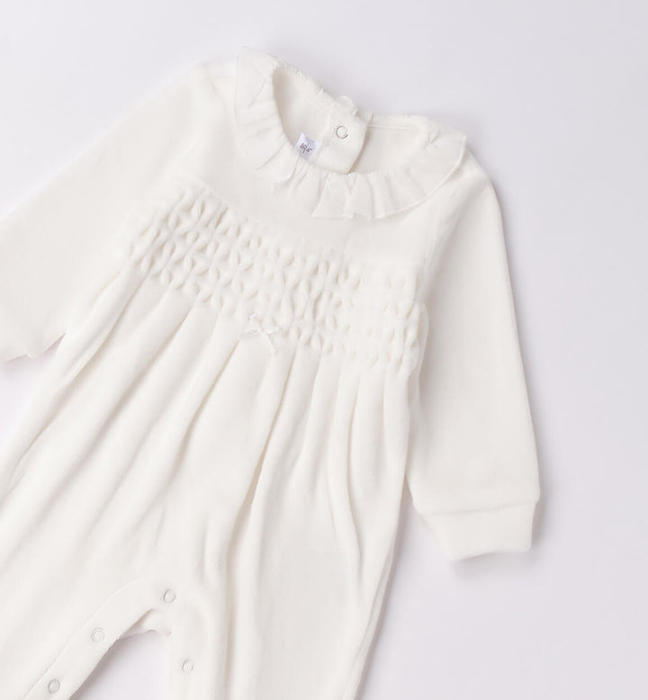 Baby girl chenille onesie