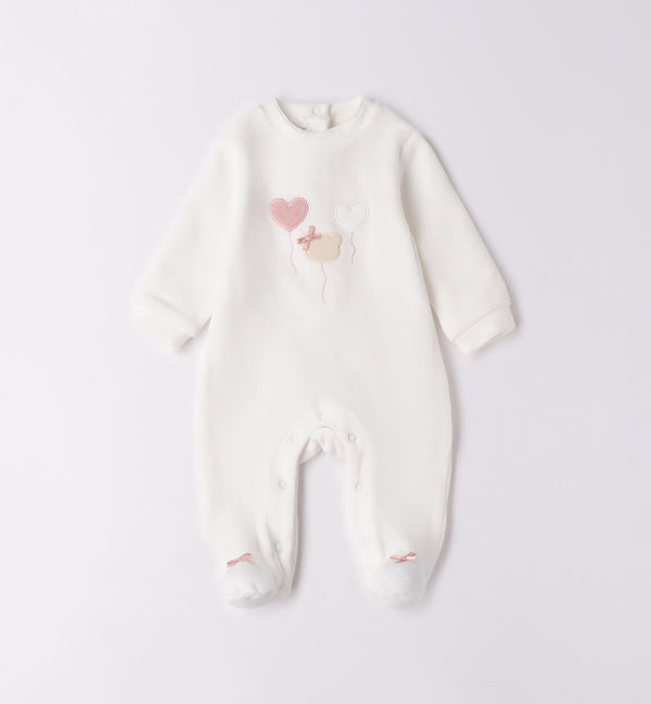 Baby girl chenille jumpsuit