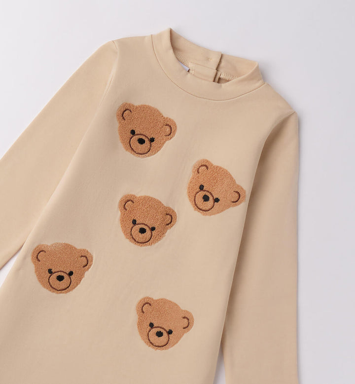 Girls' dress with teddy bears