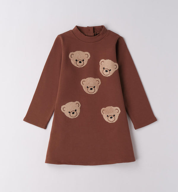 Girls' dress with teddy bears