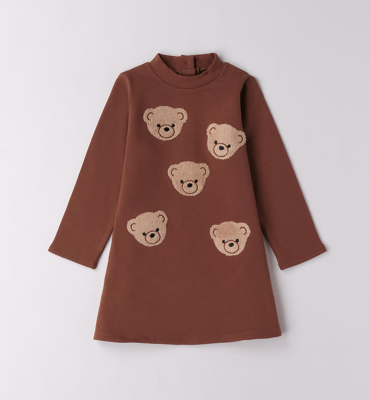 Girls' dress with teddy bears