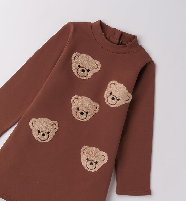 Girls' dress with teddy bears