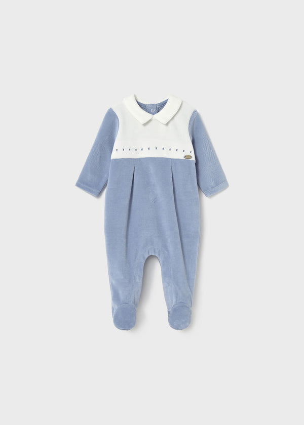 Babygrow aveludado recém nascido