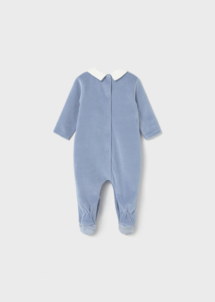 Babygrow aveludado recém nascido