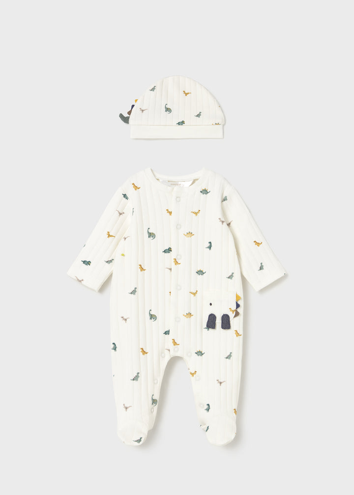 Babygrow com gorro recém nascido