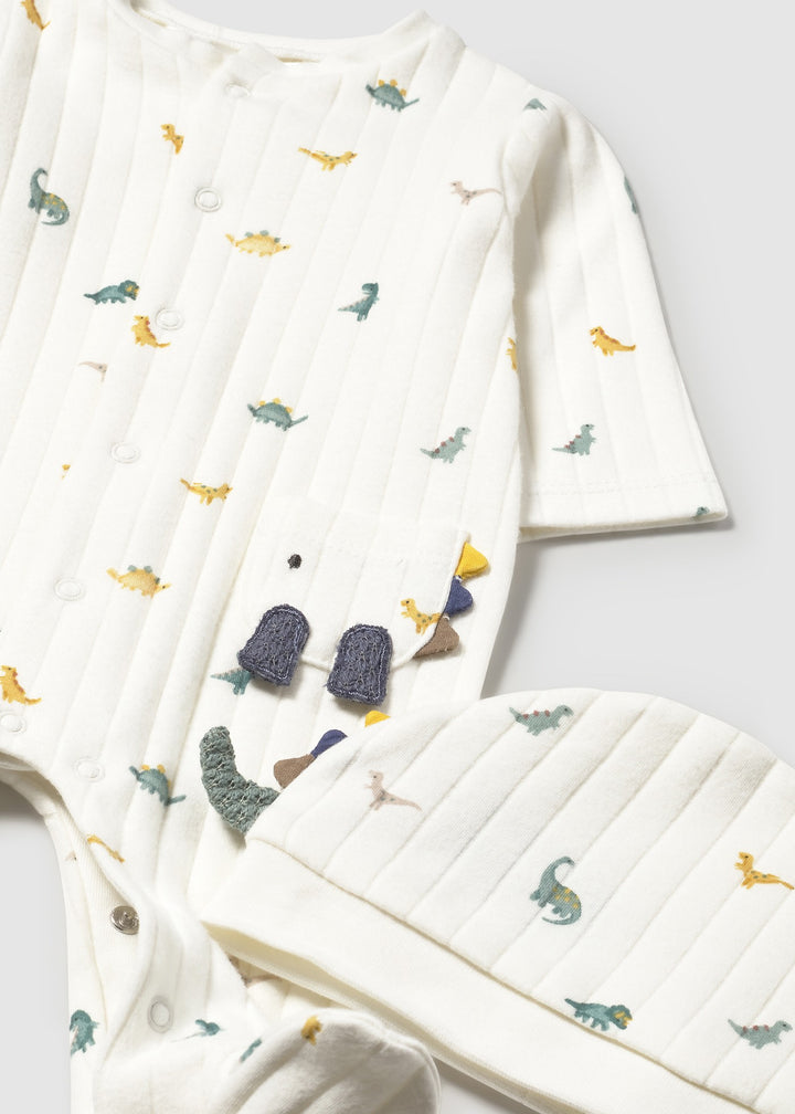 Babygrow com gorro recém nascido