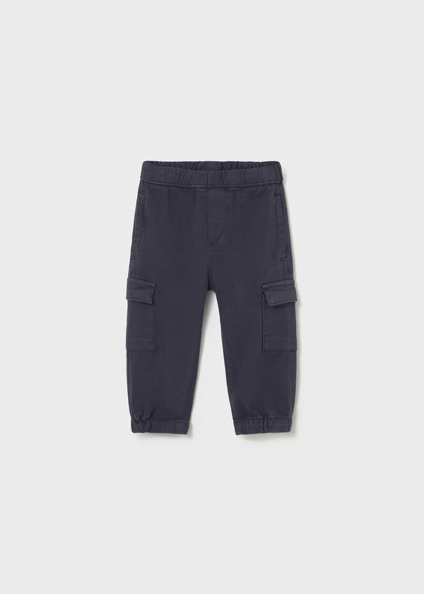 Calças cargo bolsos bebé