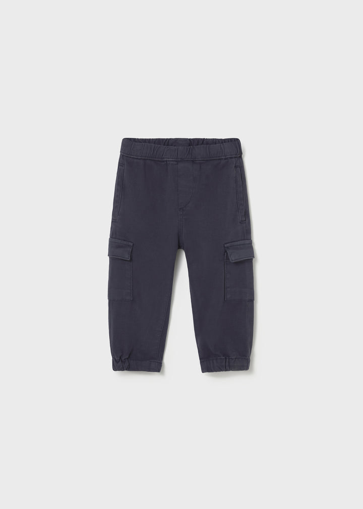 Calças cargo bolsos bebé