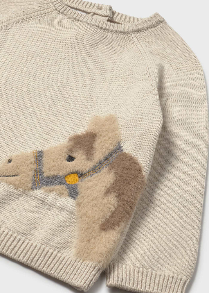 Camisola intarsia unissexo bebé