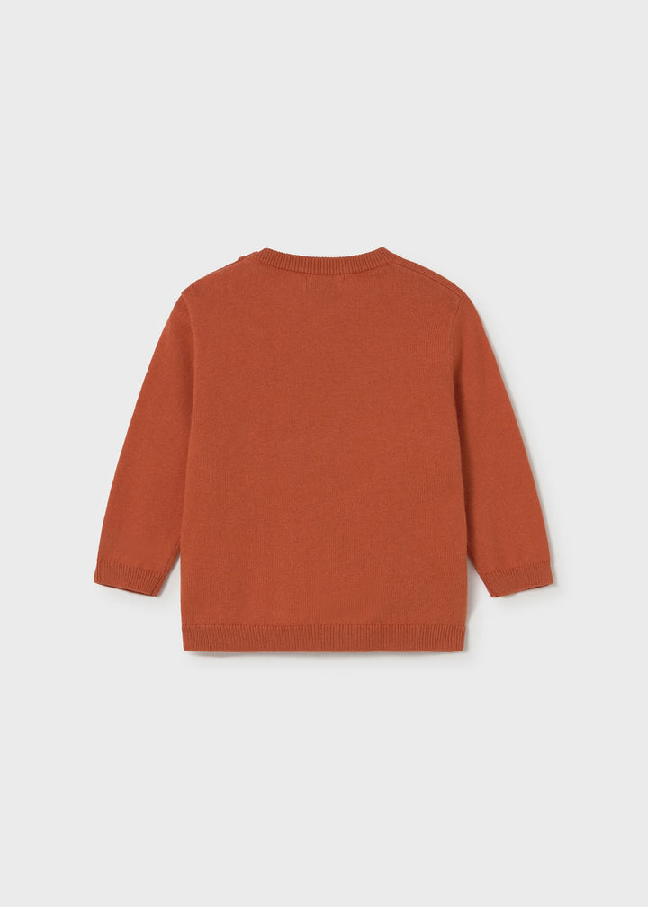 Camisola motivo intársia bebé
