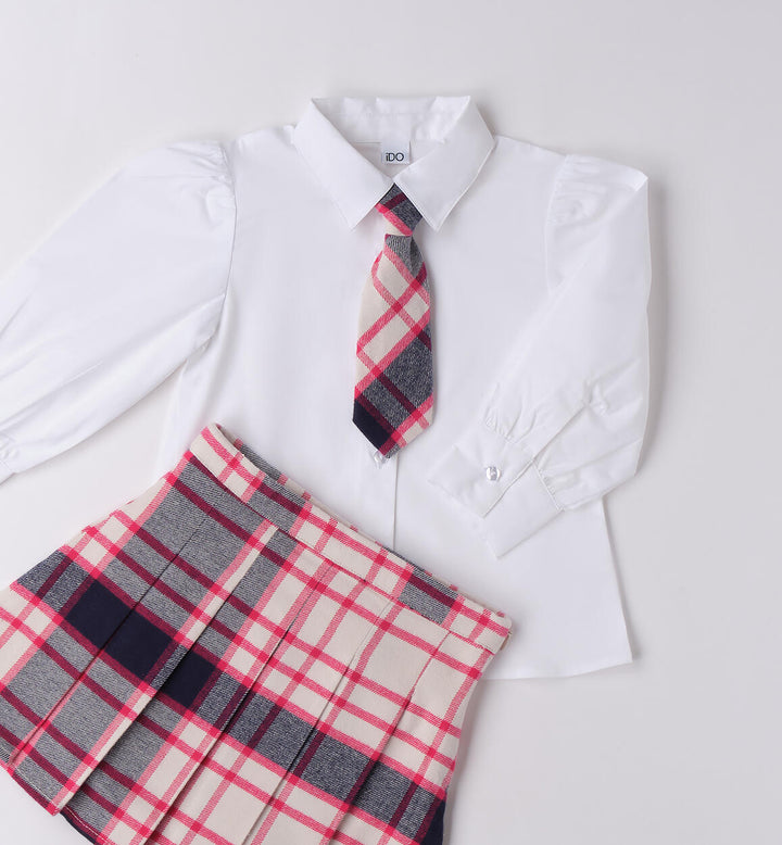 Girls` outfit with tie