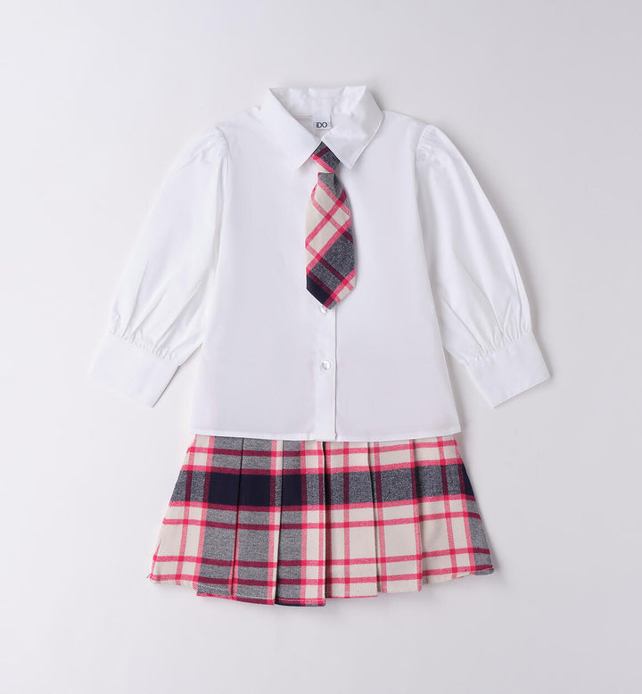Girls` outfit with tie