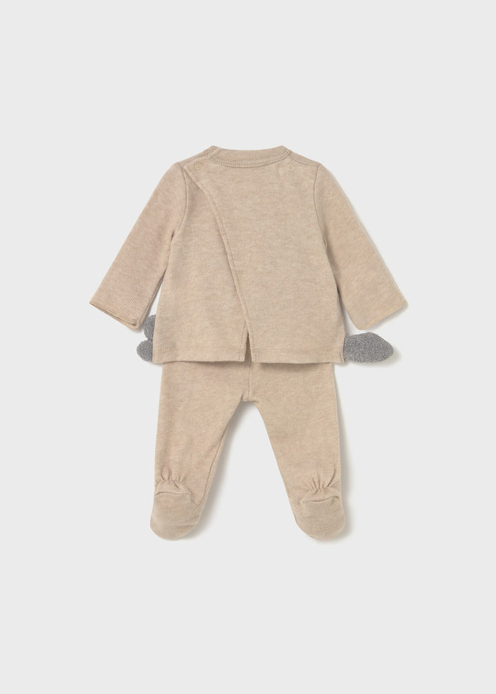 Conjunto calças e camisola recém nascida