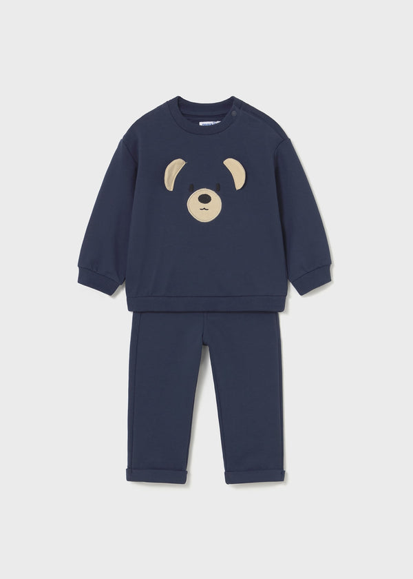 Conjunto calças e sweat bebé