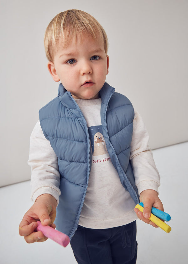 Conjunto colete 3 peças bebé