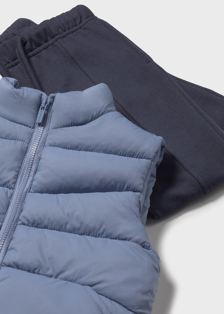 Conjunto colete 3 peças bebé