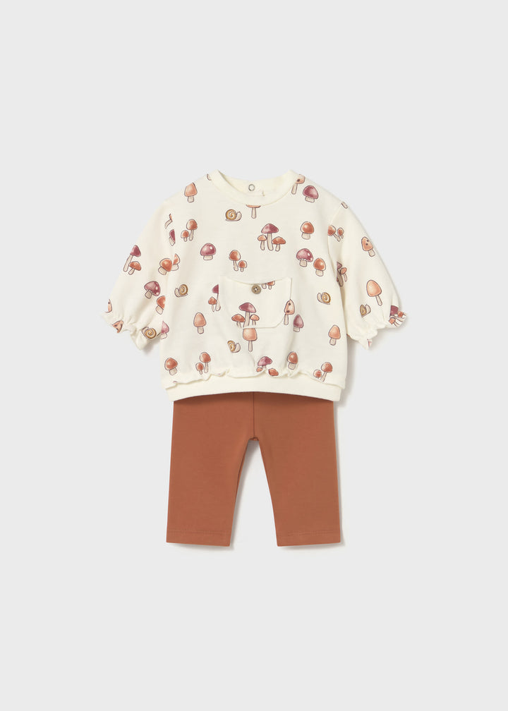 Conjunto leggings 4 peças recém nascida