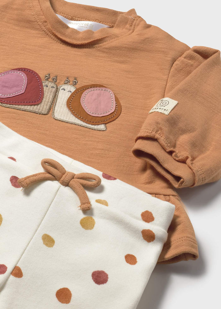 Conjunto leggings 4 peças recém nascida