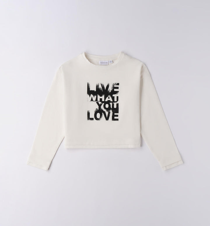 T-shirt with writing for girls