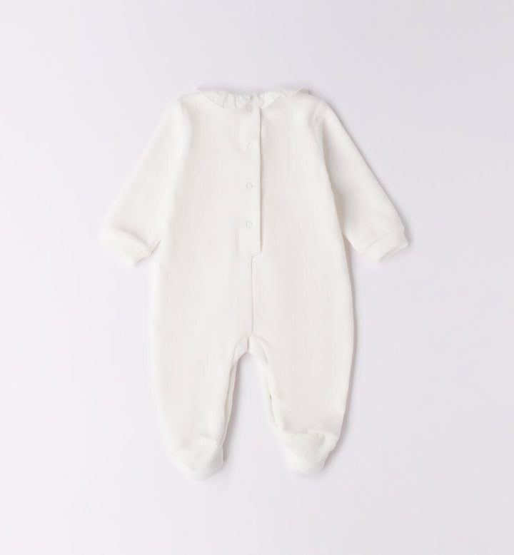 Baby girl chenille onesie