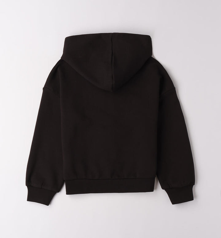 100% cotton girls` sweatshirt
