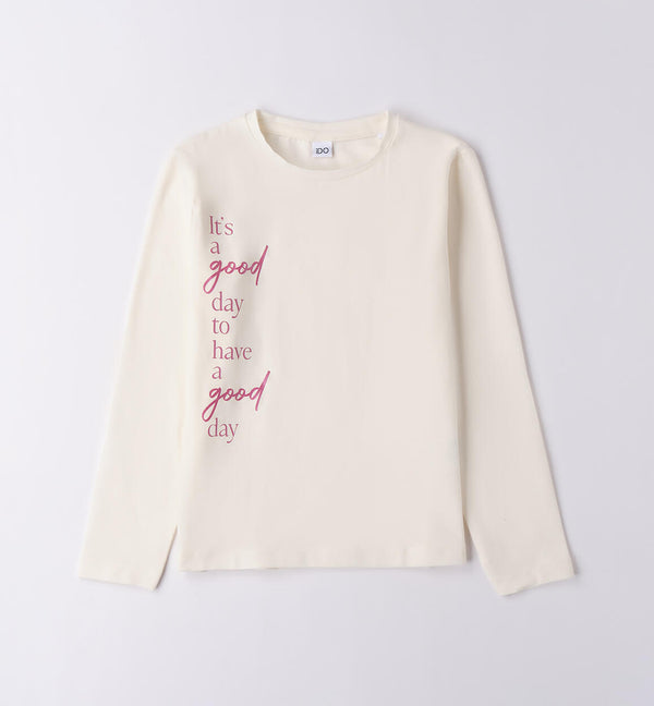 Cotton girls` T-shirt