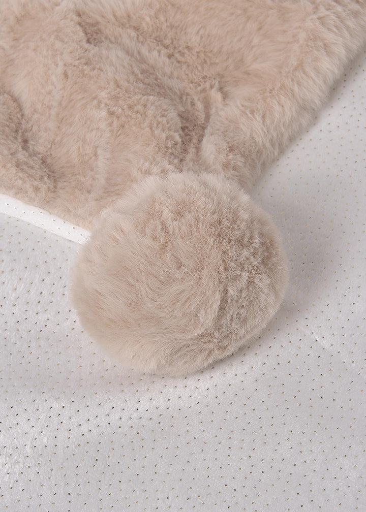 Manta pelo pompons bebé