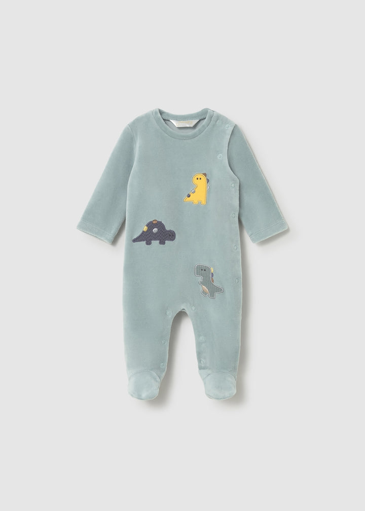 Pack 2 babygrows aveludados recém nascido