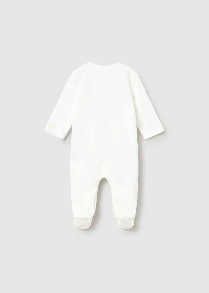 Pack 2 babygrows aveludados recém nascido