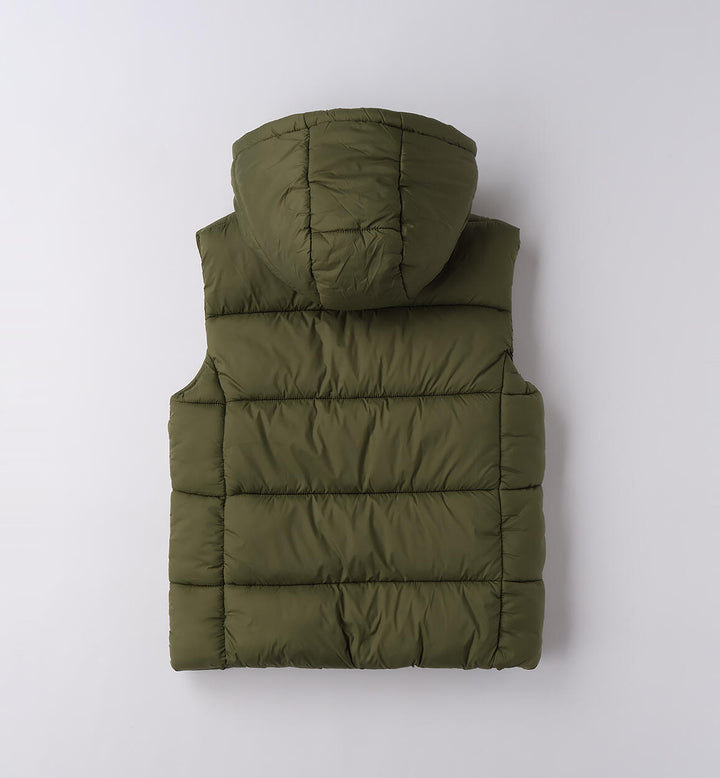 Boys` sleeveless down jacket