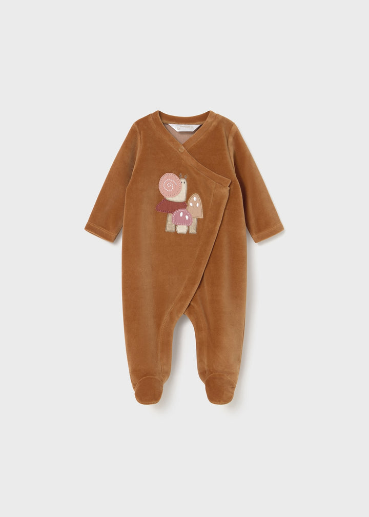 Set 2 babygrows aveludados recém nascida
