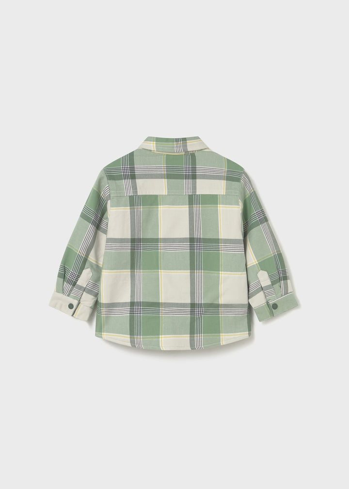 Sobre camisa quadrados bebé