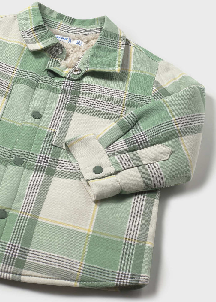 Sobre camisa quadrados bebé